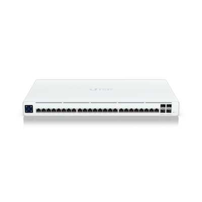 Коммутатор Ubiquiti UISP Switch Pro PoE-коммутатор, 24х 1G RJ45, 4х 10G SFP+, раздача 220 Вт