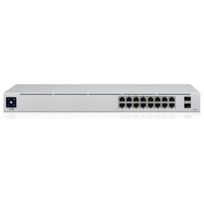 Коммутатор Ubiquiti UniFi USW-16-POE 2SFP 8PoE+ 42W управляемый
