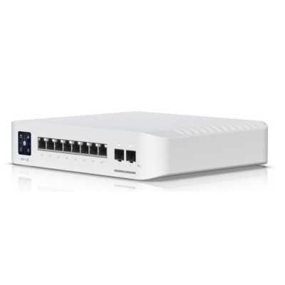 Коммутатор Ubiquiti UniFi Switch Pro 8 PoE PoE-коммутатор, 8х 1G RJ45, 2х 10G SFP+, раздача 120 Вт