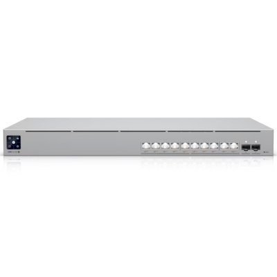 Ubiquiti UniFi Switch Pro XG 10 PoE PoE-коммутатор в стойку, 10х 10G RJ45, 2х 10G SFP+, раздача 400 Вт