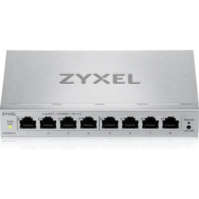 Коммутатор ZYXEL Web-managed Gigabit Switch Zyxel GS1200-8v3, 8xRJ-45: 1G, desktop, fanless