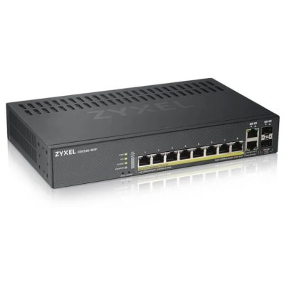 Коммутатор Zyxel NebulaFlex GS1920-8HPV2-EU0101F 8G 8PoE+ 130W управляемый