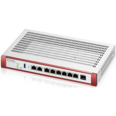 Межсетевой экран Zyxel USG FLEX 200HP с подпиской Gold на 1 год (AS, AV, CF, IDP/DPI, Sandboxing, SecuReporter), Rack, 1xRJ-45: 1/2.5G (LAN/WAN), 1xRJ-45: 1/2.5G PoE+ (LAN/WAN), 6xRJ-45: 1G (LAN/WAN),