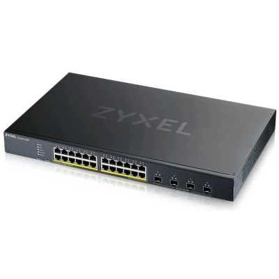Коммутатор Smart L3 Lite PoE+ Zyxel NebulaFlex XGS1935-28HP, rack 19", 24xGE PoE+, 4xSFP+, бюджет PoE 375 Вт