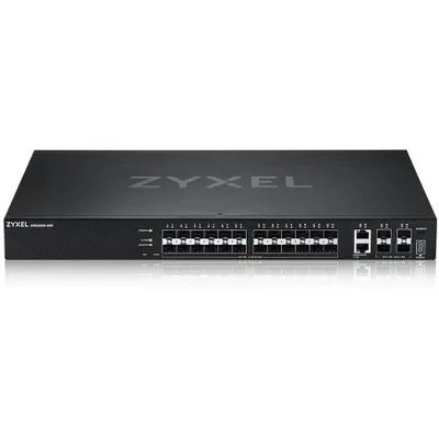 Коммутатор Zyxel XGS2220-30F L3 Access switch, rack 19", 24xSFP, 2xRJ-45: 1/2.5/5/10G, 4xSFP+, standalone/cloud management