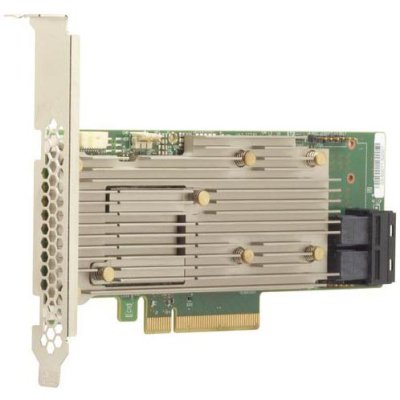 Контроллер MegaRAID 9460-8I SGL (05-50011-02), PCIe 3.1 x8 LP, SAS/SATA/NVMe, RAID 0,1,5,6,10,50,60, 8port(2 * int SFF8643), 2Gb Cache, 3508ROC