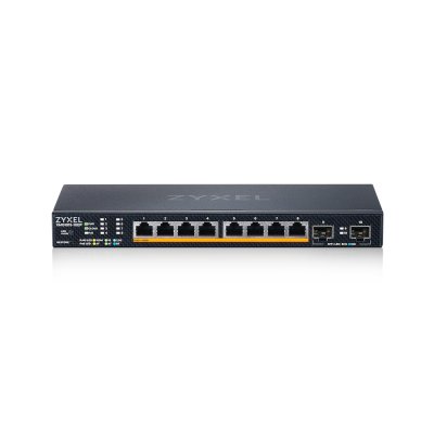 Коммутатор Zyxel XMG1915-10EP-EU0101F (L2+) 8x2.5 Гбит/с 2SFP+ 8PoE++ 130W управляемый