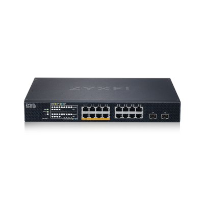 Коммутатор Zyxel NebulaFlex XMG1915-18EP-EU0101F 16x2.5Gbит/с 2SFP+ 8PoE++ 180W управляемый