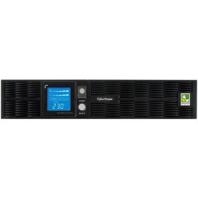 Источник бесперебойного питания CyberPower PR1500ELCDRT2U/1500 ВА/1350 Вт/USB/RJ-11/RJ-45/8 х IEC 320 C13 (компьютерная)