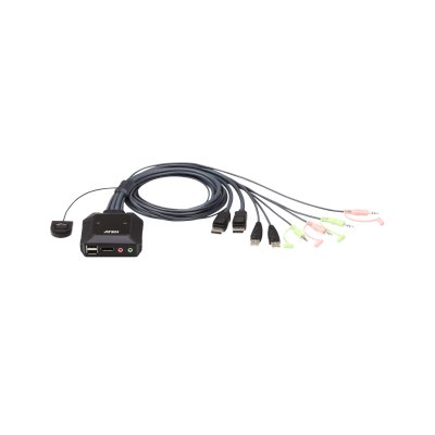 Переключатель ATEN 2 PORT USB DP KVM SWITCH.
