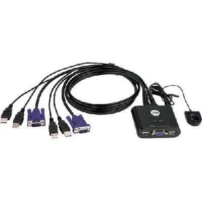 Переключатель ATEN 2-Port USB VGA Cable KVM Switch with Remote Port Selector