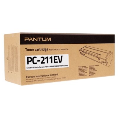 Картридж лазерный Pantum PC-211EV черный (1600стр.) для Pantum Series P2200/2500/M6500/6550/6600