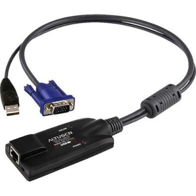 Переключатель ATEN KA7570 Кабель-адаптер KVM USB (Клав+мышь), HDB-15