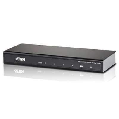 Разветвитель ATEN VS184A-AT-G 4 PORT HDMI Splitter W/1,8M W/EU ADP,