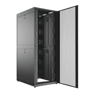 Шкаф коммутационный C3 Solutions (C3.RF4805) напольный 48U 750x1200мм пер.дв.перфор. задн.дв.перфор. 2 бок.пан. направл.под закл.гайки 1120кг черный