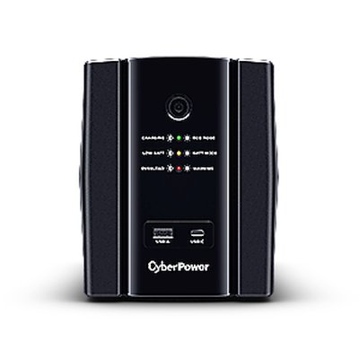 Источник бесперебойного питания CyberPower UT1500EIG/1500 ВА/900 Вт/USB/RJ-11/RJ-45/6xIEC 320 C13 (компьютерная)