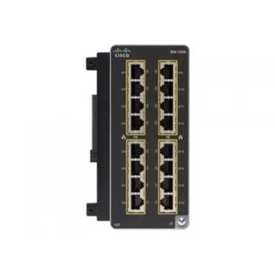 Модуль интерфейсный сетевой Cisco Catalyst IE3300 with 16 GE PoE/PoE+ Copper, Expansion Module IEM-3300-16P=