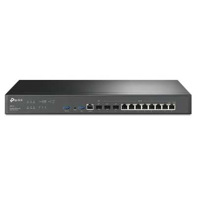 Маршрутизатор TP-Link ER8411, 8×1 Гбит/с + 1×1 Гбит/с SFP + 2×10 Гбит/с SFP+, настраиваемый