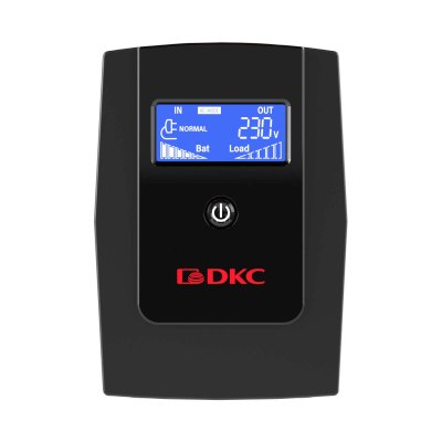 Источник бесперебойного питания ИБП Info LCD 800В.А IEC C13 (3) USB + RJ45 DKC INFOLCD800I