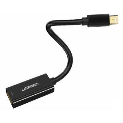 Конвертер UGREEN MD112 (10461) Mini DP to HDMI Female Converter 1080p. Цвет: черный