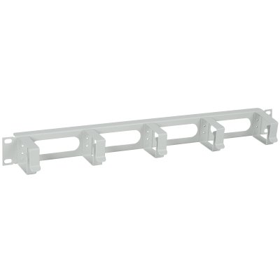 Кабельный органайзер ITK CO35-1M5RM 19" 1U, 5 колец, серый