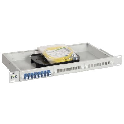 1U кросс укомплектованный: LC (duplex) 24шт; (OS2)/FOBX24-1U-24LCUD09/1U кросс укомплектованный: LC (duplex) 24шт; (OS2)