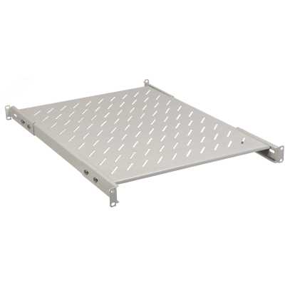 Полка стационарная ITK FS35-600PI-R, 1U 19" 600мм, серый