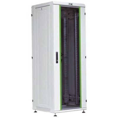 Шкаф ITK сетевой 19" LINEA N 42U 600х800 мм стеклянная передняя дверь серый