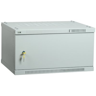 Шкаф ITK LWE3-06U64-MF LINEA WE 6U 600x450 мм дверь металл серый