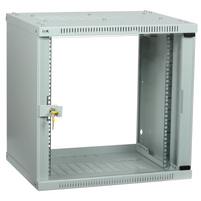 Шкаф ITK LWE3-06U66-GF LINEA WE 6U 600x600 мм дверь стекло серый
