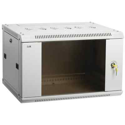Шкаф ITK LINEA W 12U 600x450 мм дверь стекло, RAL7035