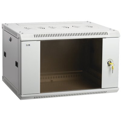 Шкаф LINEA W 15U 600x450 мм дверь стекло, RAL7035 ITK