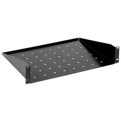Полка стационарная ITK RS05-350P-R 2U нагр.:30кг. 19" 350мм черный (упак.:1шт)
