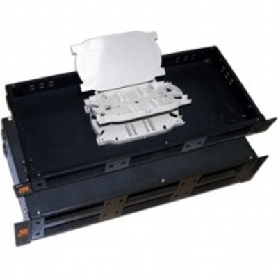 Полка оптическая наборная Lanmaster LAN-FOBM-RM-3P 19" стационарная 1U порт.:3