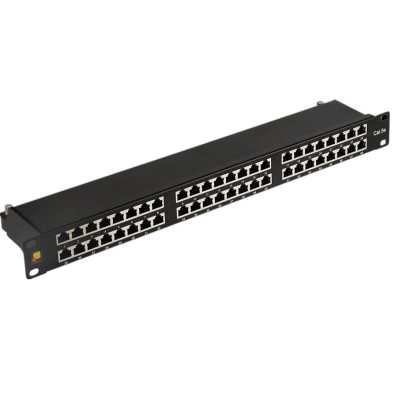 Патч-панель Lanmaster LAN-PPC48S5E 19" 1U 48xRJ45 кат.5E STP