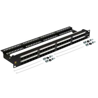 Патч-панель Lanmaster LAN-PPC48U5E 19" 2U 48xRJ45 кат.5E UTP