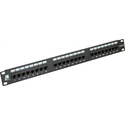 Патч-панель Lanmaster LAN-PPI24U6 19" 1U 24xRJ45 кат.6 UTP
