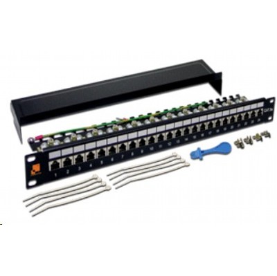 Патч-панель Lanmaster LAN-PPL24S5E 19" 1U 24xRJ45 кат.5e