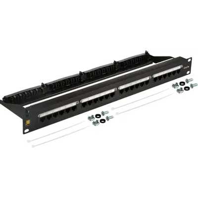 Патч-панель Lanmaster LAN-PPN24U5E 19" 1U 24xRJ45 кат.5E UTP