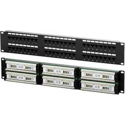 Патч-панель Lanmaster NM-PPU48C 19" 2U 48xRJ45 кат.5e UTP
