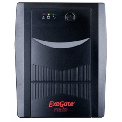 Источник бесперебойного питания (ИБП) ExeGate(EP212521RUS/EP223437RUS) Power Back UNB-1500 <1500VA, Black, 2 евророзетки+2 розетки IEC320>