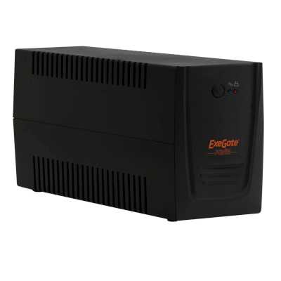 Источник бесперебойного питания (ИБП) ExeGate EP276528RUS Power Back BNB-650 <650VA, Black, 2 евророзетки>