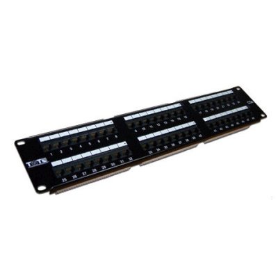 Патч-панель Lanmaster TWT-PP48UTP 19" 2U 48xRJ45 кат.5e UTP