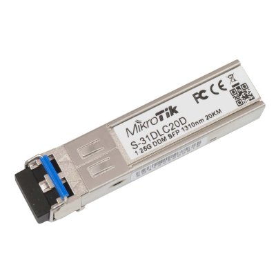 Трансивер Mikrotik S-31DLC20D SFP module 1.25G SM 20km 1310nm