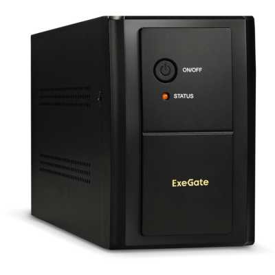 Источник бесперебойного питания ExeGate SpecialPro UNB-1200.LED.AVR.C13.RJ 1200VA/750W, LED, AVR, 6*IEC-C13, RJ45/11, черный