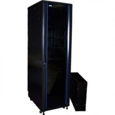 Шкаф TWT (TWT-CBB-27U-6x8-00) 19" Business. 27U 600x800. без дверей. с боковыми стенками. черный