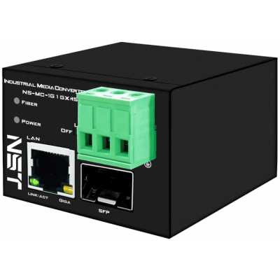 Промышленный компактный медиаконвертер Gigabit Ethernet/ Промышленный компактный медиаконвертер Gigabit Ethernet, SFP 1000Мбит/c, RJ45 10/100/1000Мбит/c, поддержка LFP; Встроенная грозозащита 6kV. Питание: 1 x вход DC12-57V(6W), БП в комплект НЕ входит. М