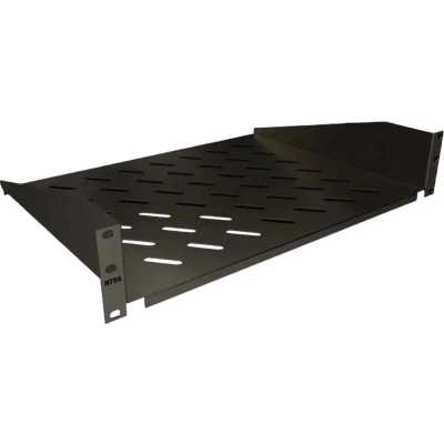Полка стационарная NTSS NTSS-FF-350-BL 2U нагр.:20кг. 19" 350мм черный