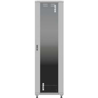 Шкаф серверный NTSS Премиум (NTSS-R22U6080GS-1) напольный 22U 600x800мм пер.дв.стекл металл 900кг серый 710мм IP20 сталь