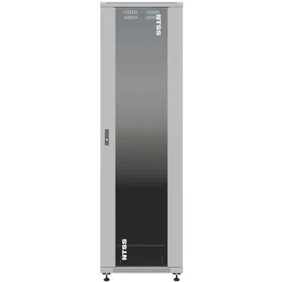 Шкаф серверный NTSS Премиум (NTSS-R32U6080GS) напольный 32U 600x800мм пер.дв.стекл металл 900кг серый 1542мм 71.3кг 1542мм IP20 сталь